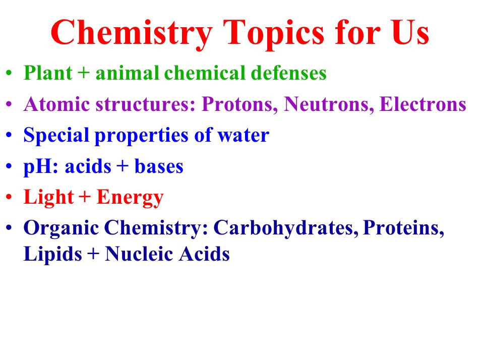 Organic Chemistry Research (ORG.CHEM)